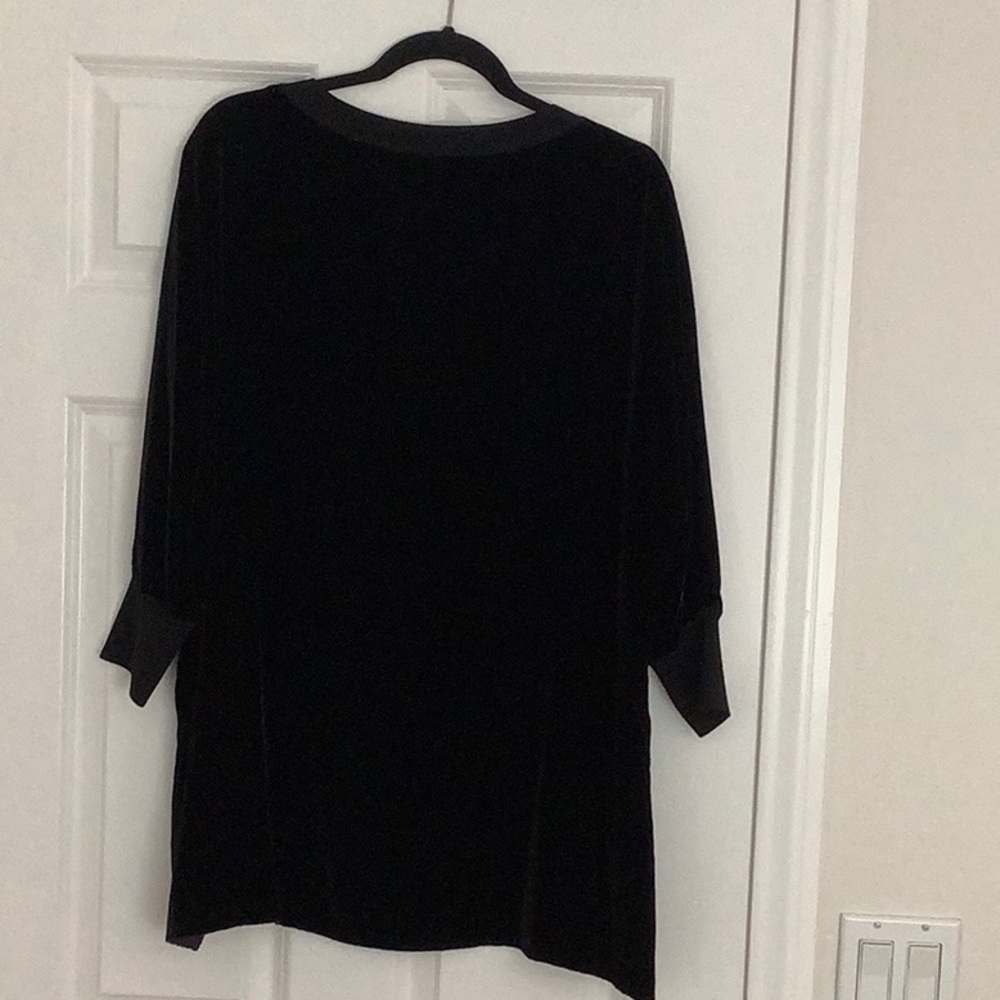 Lafayette 148 velvet tunics - Picture 6 of 7